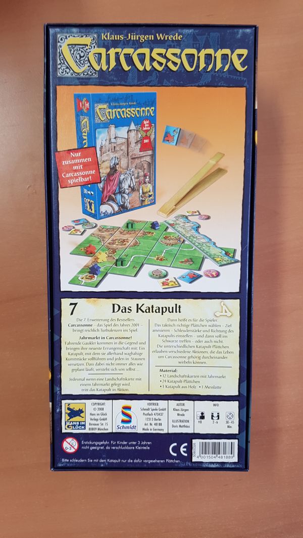 Bild #2 Carcassonne: Das Katapult (7. Erw.)