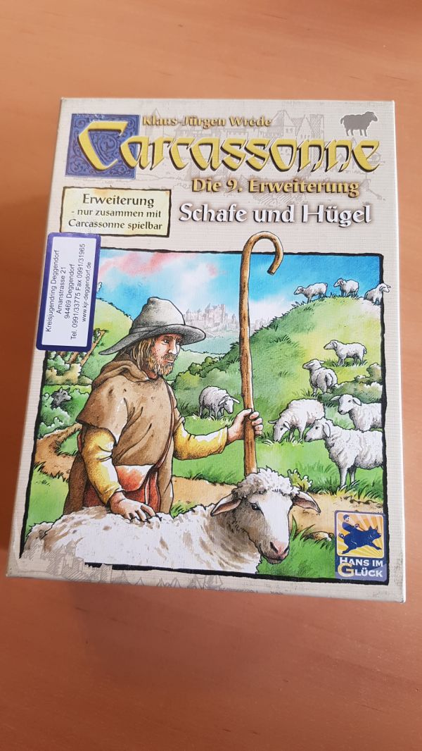 Bild #1 Carcassonne Schafe und Hügel