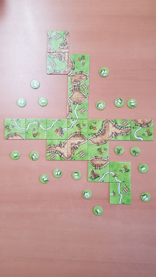 Bild #3 Carcassonne Schafe und Hügel