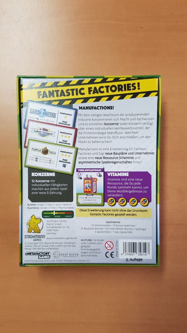 Bild #2 Fantastic Factories: Manufactions Erweiterung 