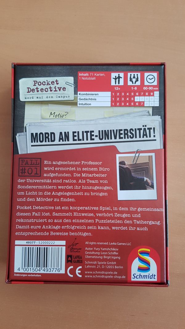 Bild #2 Pocket Detective Mord auf dem Campus