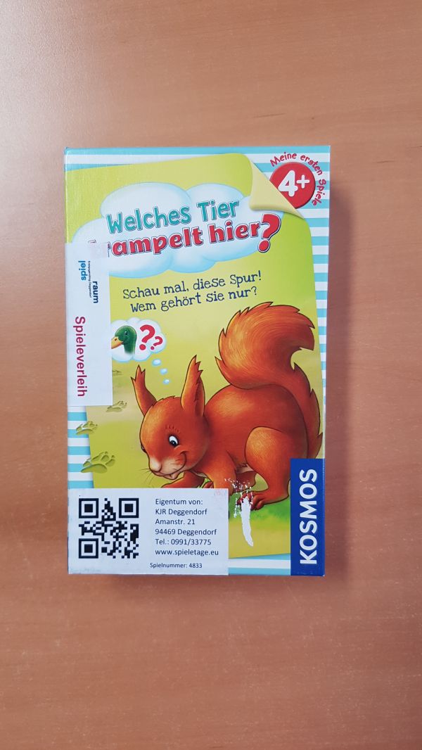 Bild #1 Welches Tier trampelt hier? 